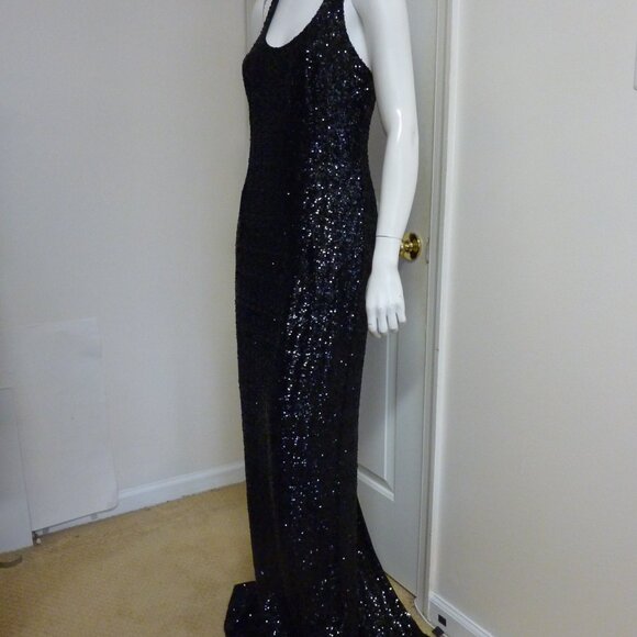 Michael Kors Collection Sequin Racerback Gown - Picture 9 of 13